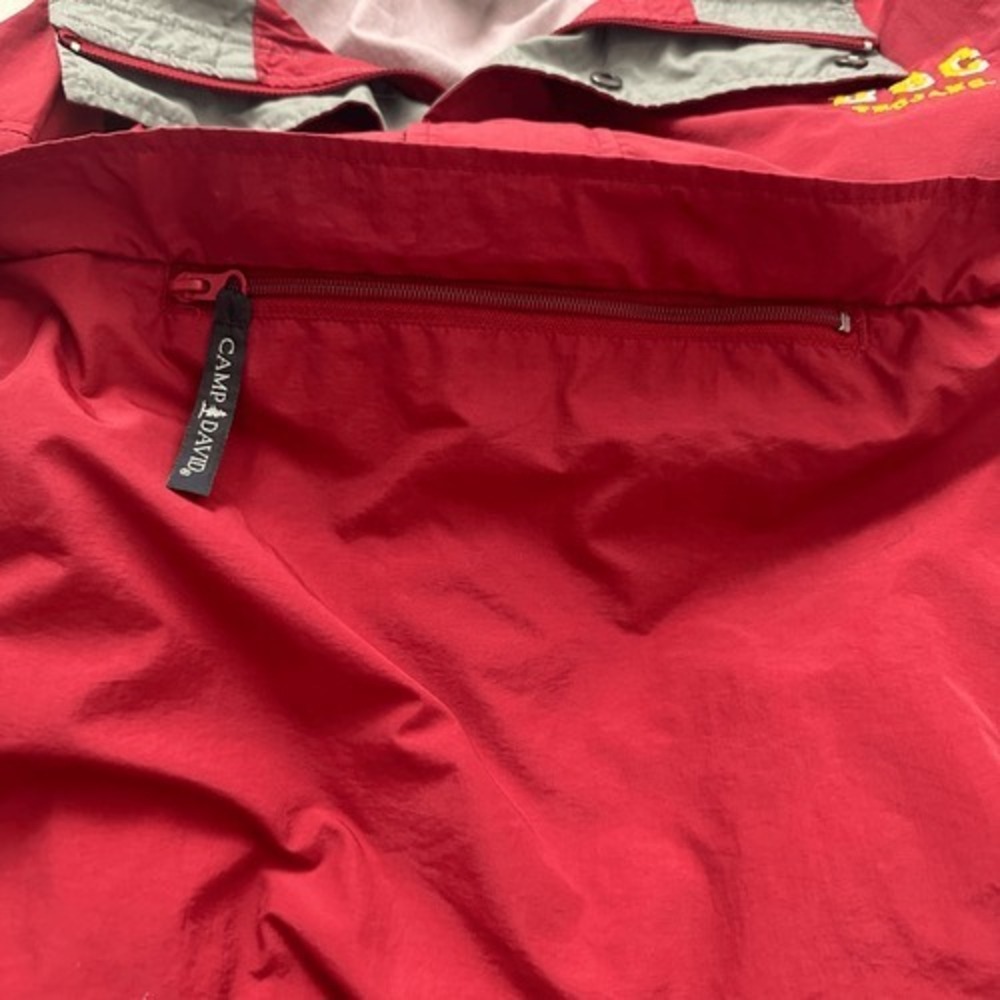 USC Vintage Red Pullover Windbreaker Jacket - Picture 4 of 12